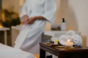 Hochwertiger Wellnessbereich in einem Hotel.